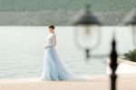 Blue wedding dress by Anna Skoblikova