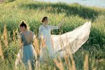 Long train wedding dress by Anna Skoblikova