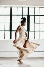 Floral Wedding Dress by Anna Skoblikova