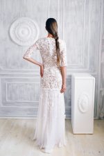 Macrame lace wedding dress by Anna Skoblikova