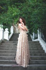 Floral Wedding Dress by Anna Skoblikova