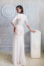 Macrame lace wedding dress by Anna Skoblikova