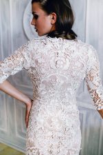 Macrame lace wedding dress by Anna Skoblikova