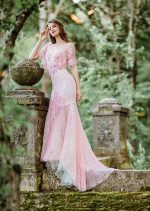 Light Pink Wedding Dress - Image 7