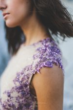 Beige Chantilly Lace Wedding Dress by Anna Skoblikova