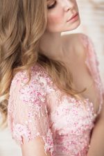 Light Pink Wedding Dress by Anna Skoblikova