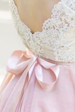 Pink Princess Silhouette Wedding Gown by Anna Skoblikova