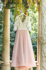 Pink Princess Silhouette Wedding Gown by Anna Skoblikova