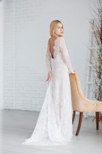 French lace wedding dress by Anna Skoblikova