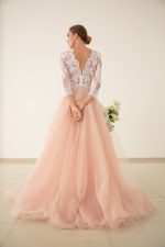 Pink Wedding Dress with powder shade by Anna Skoblikova