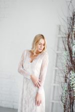 French lace wedding dress by Anna Skoblikova