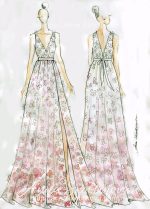 Delicate two-layered Wedding dress by Anna Skoblikova