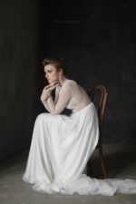 Tender Wedding dress of silk and European mesh - Image 5