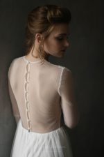Tender Wedding dress of silk and European mesh - Image 7
