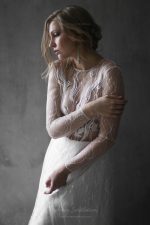 Weightless airy handmade Wedding dress