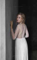 Weightless airy handmade Wedding dress - Image 8