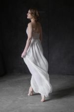 Ivory Silk Wedding Dress