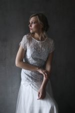 Tender delicate wedding dress