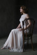 Delicate wedding dress - Image 3