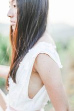 Delicate two-layered Wedding dress by Anna Skoblikova