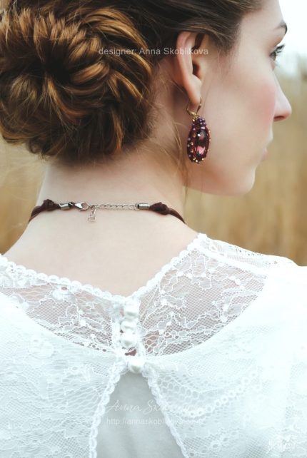 Straight & Short lace Wedding dress by Anna Skoblikova