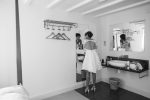 Open-back wedding dress with the fluffy skirt by Anna Skoblikova