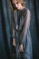 Luxurious Wedding dress from natural silk \ Anna Skoblikova \ 0127 \ Photo 3