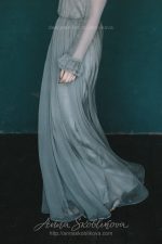 Forest green wedding dress in vintage style \ Anna Skoblikova \ 0126 | Photo 6