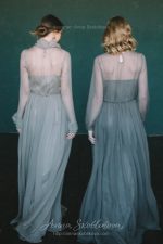 Forest green wedding dress in vintage style \ Anna Skoblikova \ 0126 | Photo 10