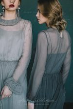 Luxurious Wedding dress from natural silk \ Anna Skoblikova \ 0127 \ Photo 7