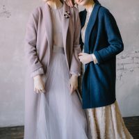 Dark-blue wool Wedding cardigan