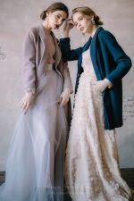 Dark-blue wool Wedding cardigan - Image 3