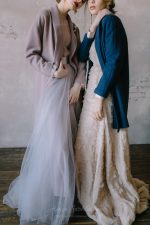 Dark-blue wool Wedding cardigan - Image 5