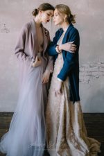 Dark-blue wool Wedding cardigan - Image 6