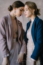 Dark-blue wool Wedding cardigan - Image 9
