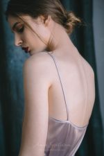 Wedding Natural silk body shirt on straps - Image 2
