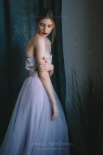 Wedding Natural silk body shirt on straps