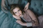 Dusty rose vintage wedding set with the silk blouse \ 0130 \ Anna Skoblikova | Photo 1