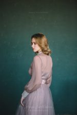 Dusty rose vintage wedding set with the silk blouse \ 0130 \ Anna Skoblikova | Photo 3