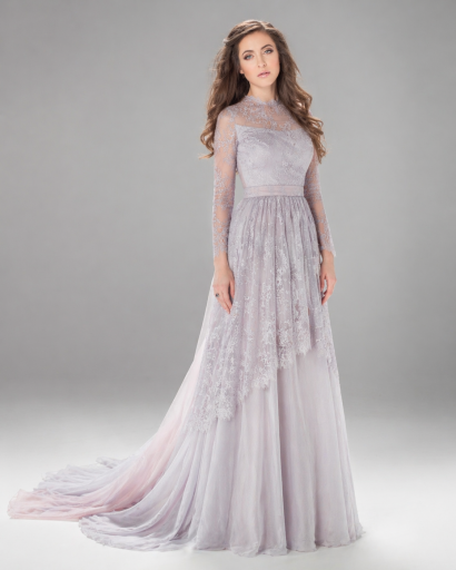 Blue Off the shoulder Wedding Dress by Anna Skoblikova blue-off-the-shoulder-wedding-dress-by-anna-skoblikova