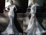 Luxurious lace wedding dress with the finest Italian mesh - Image 5
