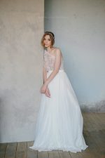 Two piece wedding dress from top and wrap skirt - Image 2