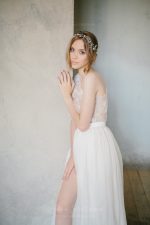 Two piece wedding dress from top and wrap skirt - Image 3