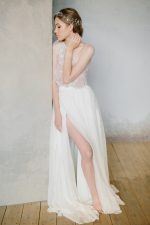 Two piece wedding dress from top and wrap skirt - Image 5
