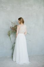 Two piece wedding dress from top and wrap skirt - Image 10