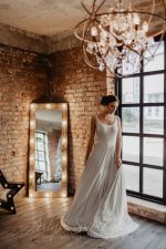 Sylvie - This shimmering chic jersey wedding dress is so shiny and luxurious \\ Anna Skoblikova