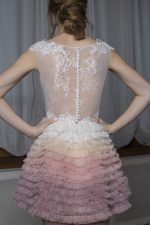 Valentina - Stunning wedding dress features the ombre hand-maid skirt beautifully embellished with Spain lace \\ Anna Skoblikova