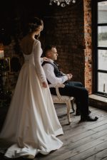Pearl - Stunning author`s texture wedding dress \\ Anna Skoblikova