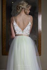 Photo 3: Unique designer wedding dress with a full skirt