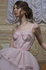 Pic 5: Wedding dress with designer Solstiss lace corset
